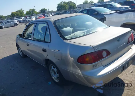 2002 Toyota Corolla Ce from USA, damaged, VIN 1NXBR12E82Z567383